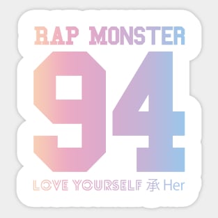 BTS (Bangtan Boys) LOVE YOURSELF 轉 'Her' RM 94 Jersey Sticker